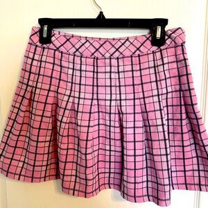 Mamba Jeans Plaid Skirt Pleated size L